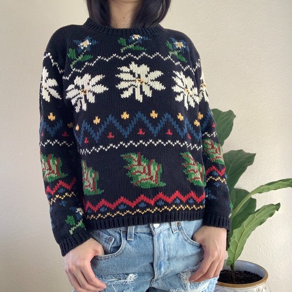 Vintage Eddie Bauer Chunky Knit Sweater - Picture 3 of 5